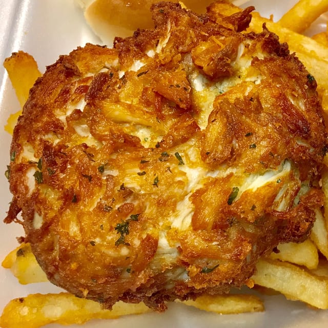 Jumbo Lump Crab Cake Sandwich.