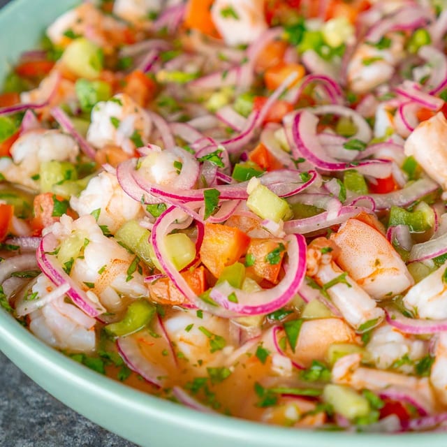 Shrimp Ceviche Salad.