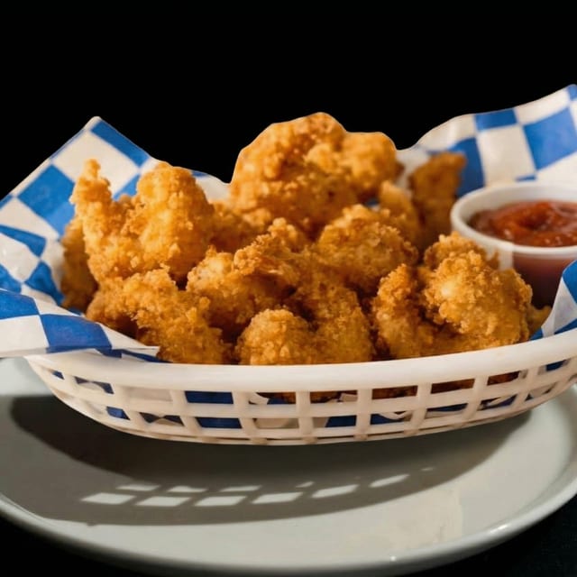 Popcorn Shrimp.
