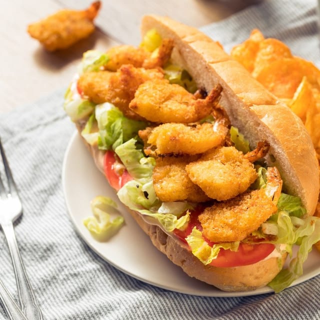 Fried Shrimp Sub.